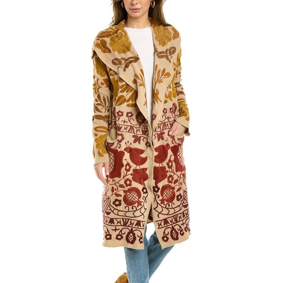 Johnny Was Jackets & Blazers - Johnny Was Biya Selene Duster Coat Tan Small